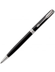 Химикалка Parker Royal Sonnet Slim Black Lacquer CT