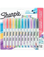 Комплект маркери Sharpie S-Note, 12 цвята