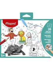 Игри за оцветяване Maped, 20 листа