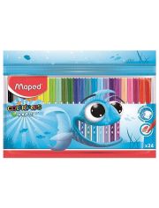 Флумастери Maped Color'Peps Ocean, 24 цвята