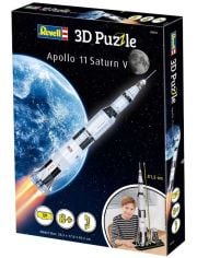 3D пъзел Revell - NASA Ракета Apollo 11 Saturn V, 136 части