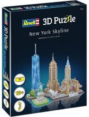 3D пъзел Revell - Забележителности в Ню Йорк, 123 части