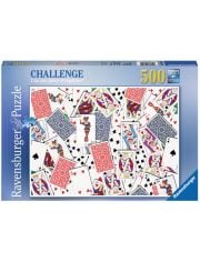 Пъзел Ravensburger: 52 Shuffle, 500 части