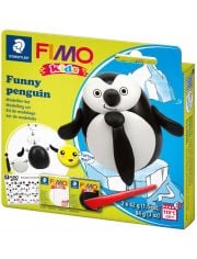 Комплект полимерна глина Staedtler Fimo Kids, Пингвин