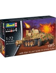 Сглобяем модел Revell - Военен трактор sWS Flak 43