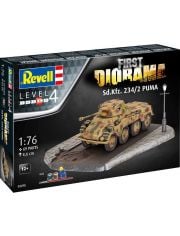 Сглобяем модел Revell - First Diorama Танк SD.KFZ. 234/2 Puma