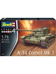 Сглобяем модел Revell - Танк A-34 Comet Mk.1