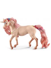 Фигурка Schleich: Еднорог с украса, колиба