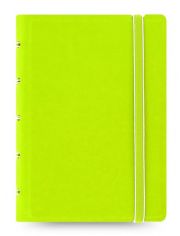 Тефтер Filofax Notebook Classic Pocket Pear със скрита спирала, ластик и линирани листа