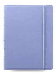 Тефтер Filofax Notebook Saffiano A5 Vista Blue със скрита спирала, ластик и линирани листа