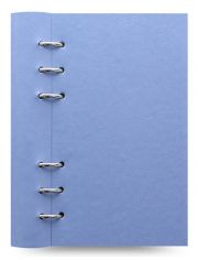 Тефтер Filofax Clipbook Classic Pastels Personal Notebook Vista Blue с метални рингове