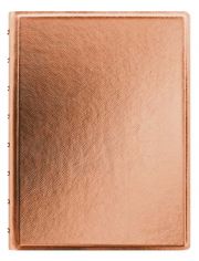 Тефтер Filofax Classic Saffiano Rose Gold A5 с линирани листа и скрита спирала