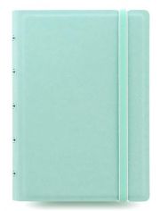 Тефтер Filofax Notebook Classic Pastels Pocket Duck Egg със скрита спирала, ластик и линирани листа