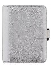 Органайзер Filofax Saffiano Metallic Silver Pocket