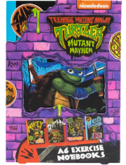 Комплект тетрадки Teenage Mutant Ninja Turtles A6, 4 бр.