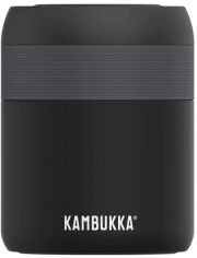 Буркан за храна Kambukka Bora - Черен, 600 ml