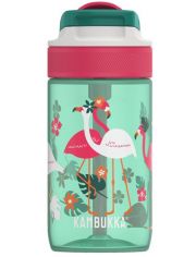 Детска бутилка за вода от тритан Kambukka Lagoon Pink Flamingo, 0.400 л.