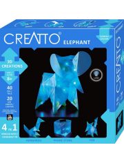 Направи сам 3D LED фигурки 4 в 1 Creatto - Слон