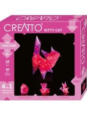 Направи сам 3D LED фигурки 4 в 1 Creatto - Котка