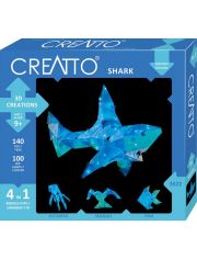 Направи сам 3D LED фигурки 4 в 1 Creatto - Акула