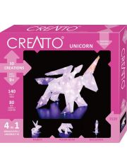 Направи сам 3D LED фигурки 4 в 1 Creatto - Еднорог