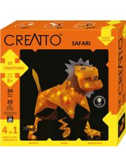 Направи сам 3D LED фигурки 4 в 1 Creatto - Лъв