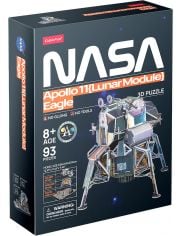 3D пъзел Cubic Fun Лунен модул NASA Apollo 11 Eagle, 93 части