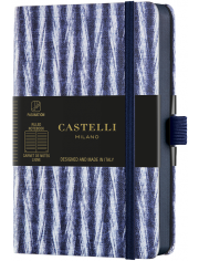 Бележник Castelli Shibori Twill, линирани, 9 х 14 см.