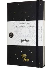 Класически тефтер Moleskine Limited Editions Harry Potter Deathly Hallows с твърди корици и линирани страници