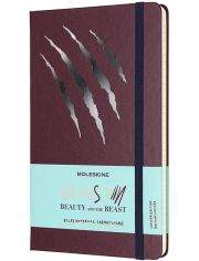 Класически тефтер Moleskine Beauty & Beast Scratch с твърди корици и линирани страници