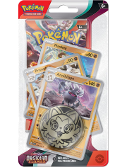 Карти за игра Pokemon TCG: Scarlet & Violet 3: Obsidian Flames Premium Checklane Blister