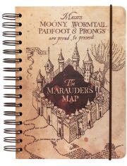 Тефтер Grupo Erik - Harry Potter The Marauders Map със спирала А5