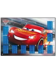 Подложка за бюро с таблица за умножение Cars 3