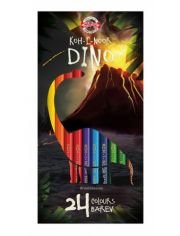 Цветни моливи Dino, 24 цвята