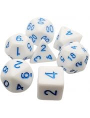 Комплект зарчета за настолни игри Dice4Friends: Dice Set - Marshmallow Blue, 7 бр.