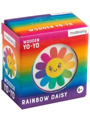 Дървено Йо-Йо Mudpuppy Rainbow Daisy