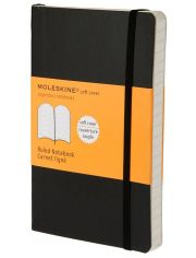 Джобен тефтер Moleskine Classic с меки корици, линирани листа