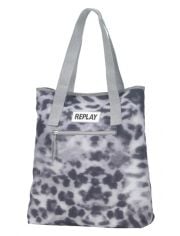 Дамска чанта Replay Girls Leopard Grey с две дръжки