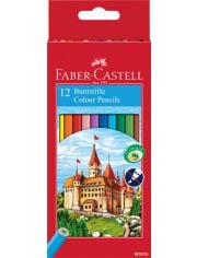 Класически цветни моливи Faber-Castell, 12 цвята