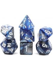 Комплект зарчета за настолни игри Dice4Friends: Dice Set - Racing blue, 7 бр.