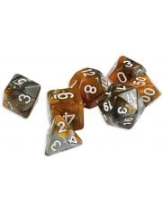 Комплект зарчета за настолни игри Dice4Friends: Dice Set - Rusty shine, 7 бр.