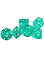 Комплект зарчета за настолни игри Dice4Friends: Dice Set - Ice Mint, 7 бр.