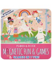 Магнитни забавления Floss & Rock, Magnetic Fun & Games 4 in 1, Rainbow Fairy - Феята на Дъгата