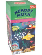 Мемори карти Floss & Rock, Memory Match Game, Deep Sea - Морски животни