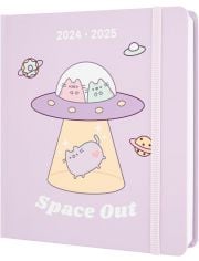 Месечен бележник-органайзер Grupo Erik Pusheen Space Out за 11 месеца - август 2024 / юни 2025 година