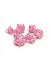 Комплект зарчета за настолни игри Dice4Friends: Dice Set - Lavendel/White, 7 бр.