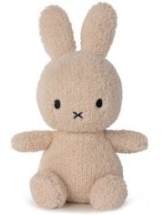 Плюшена играчка Miffy Sitting Terry - Бежов заек, 23 см.