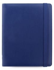 Синя папка Filofax Metropol X-Large Blue с място за таблет