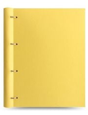 Тефтер Filofax Clipbook Classic Pastels A4 Notebook Lemon с метални рингове