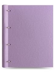 Тефтер Filofax Clipbook Classic Pastels A4 Notebook Orchid с метални рингове